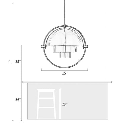 Dislocation Ball Pendant Lamp