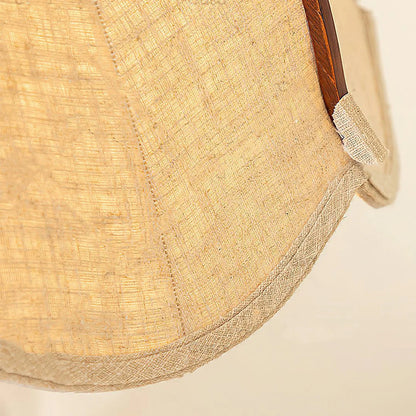 Fabric Petal Pendant Lamp