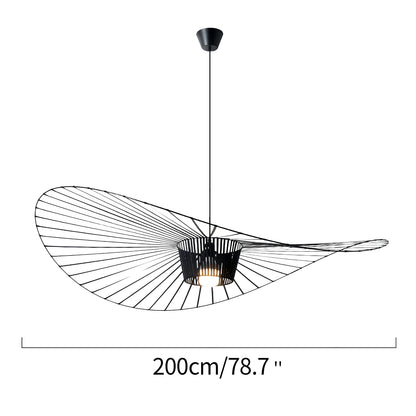 Lampada cappello di paglia Vertigo