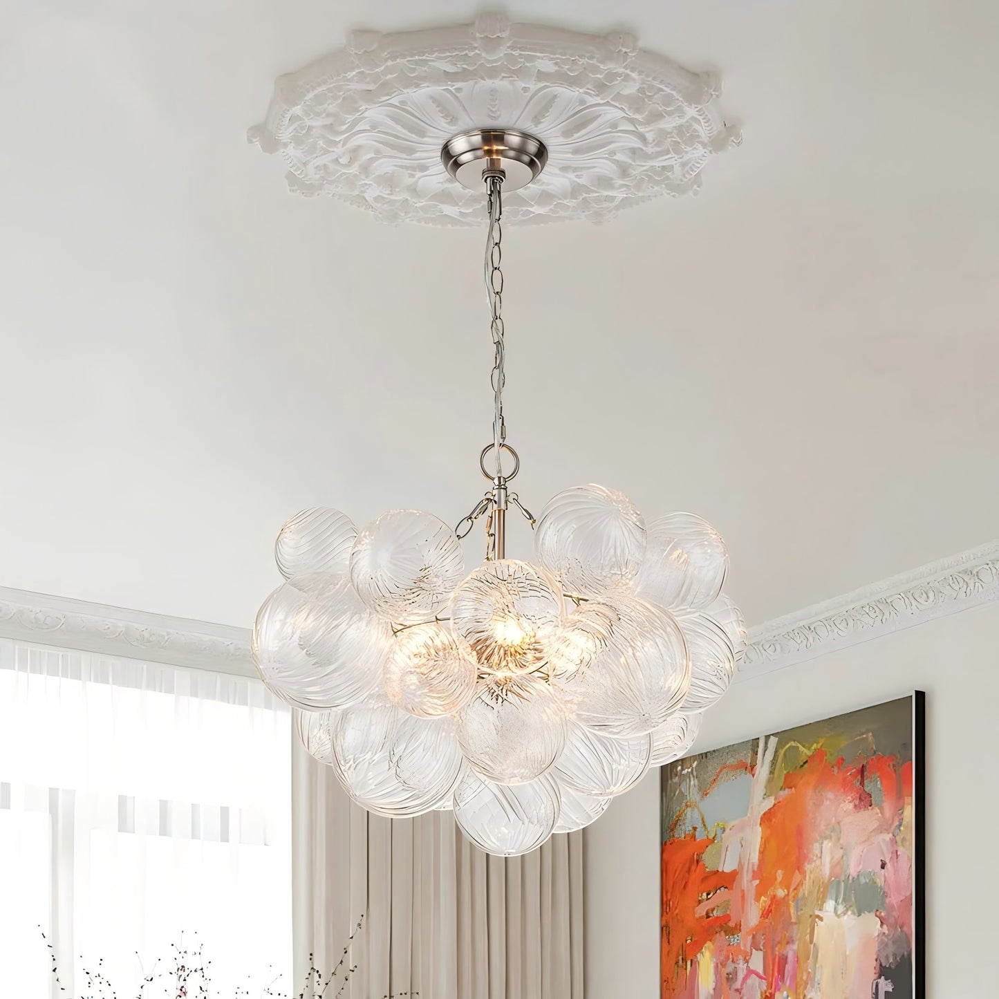 Glass Ball Bubbles Chandelier