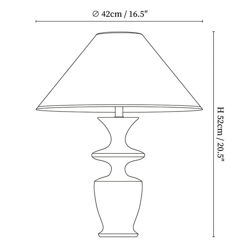 Grace Wood Table Lamp