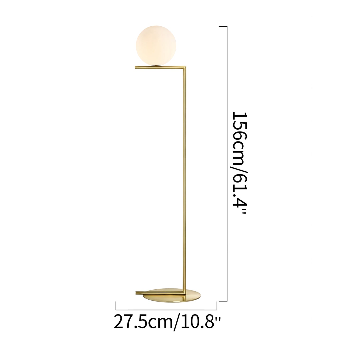 IC Glass Floor Lamp