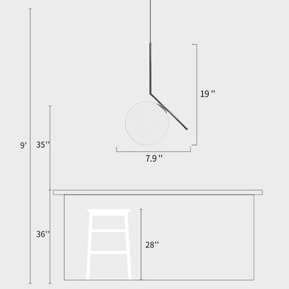 IC Glass Pendant Light