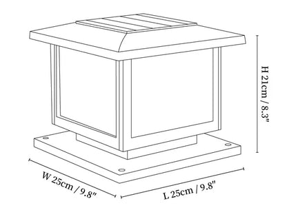 Modern Solar Outdoor Light