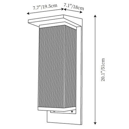 Oleron Box Outdoor Wall Lamp