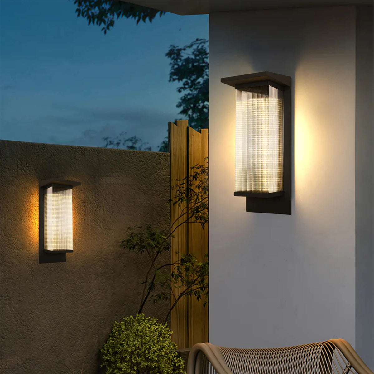 Oleron Box Outdoor Wall Lamp