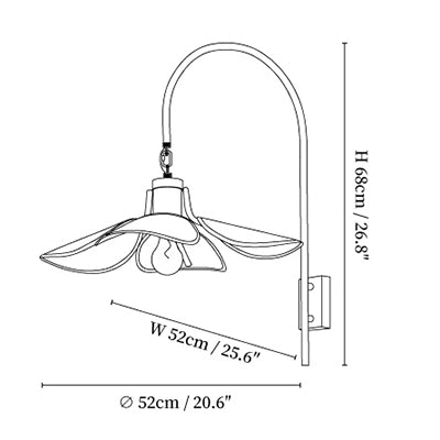 Petal Bloom Wall Lamp