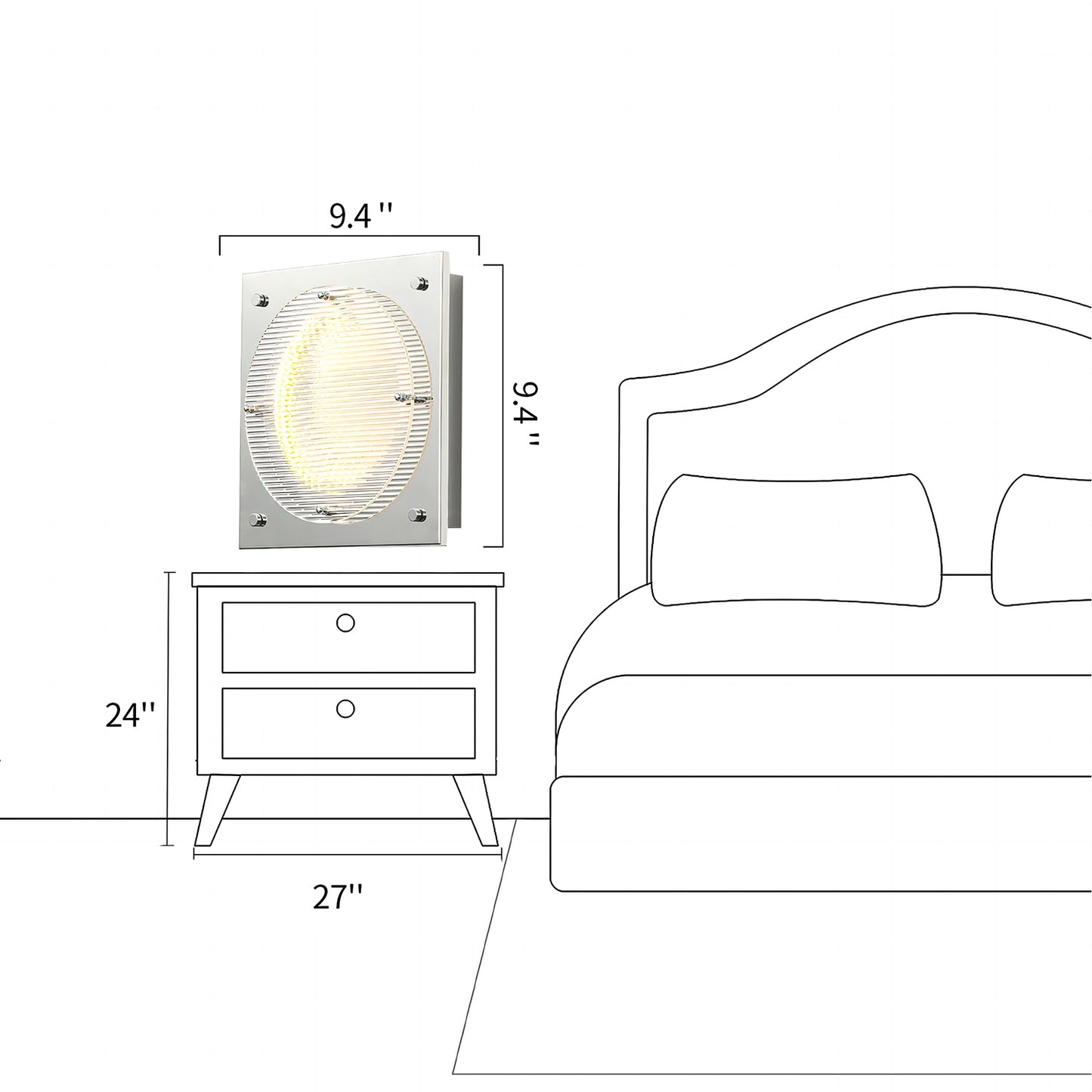 Prism Ice Cube Wall Sconce