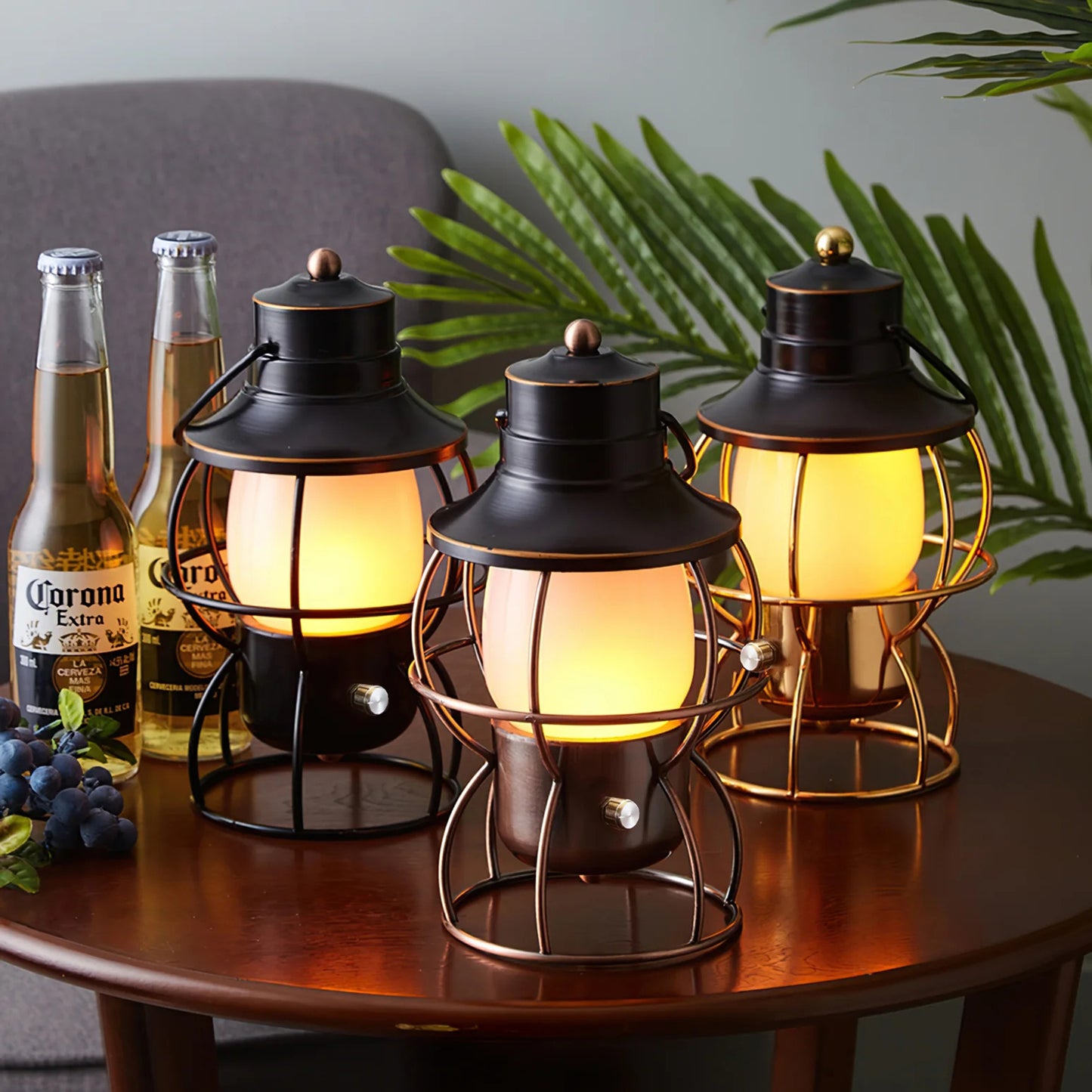 Railroad Lantern Table Lamp