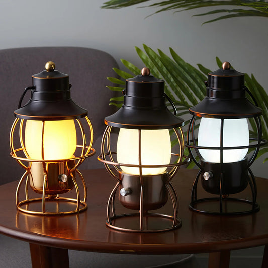 Railroad Lantern Table Lamp