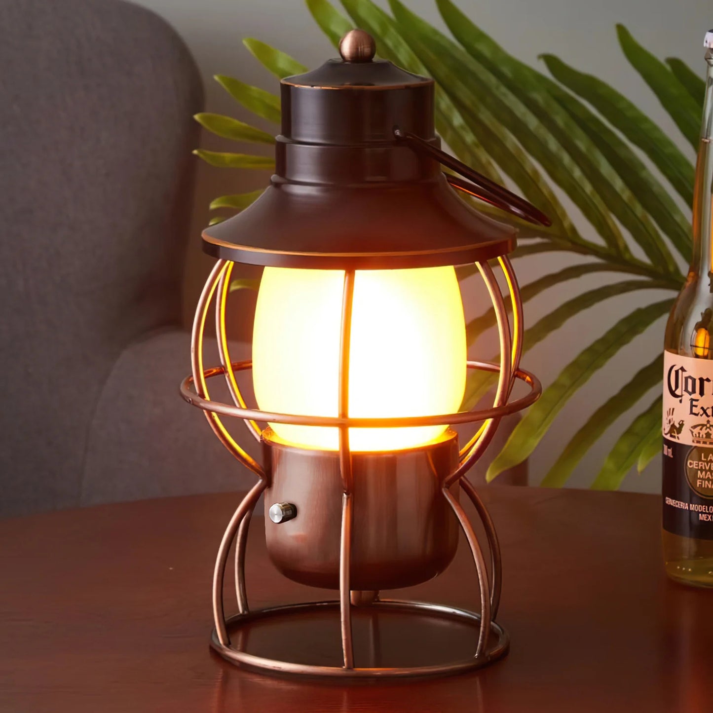 Railroad Lantern Table Lamp