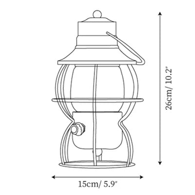 Railroad Lantern Table Lamp