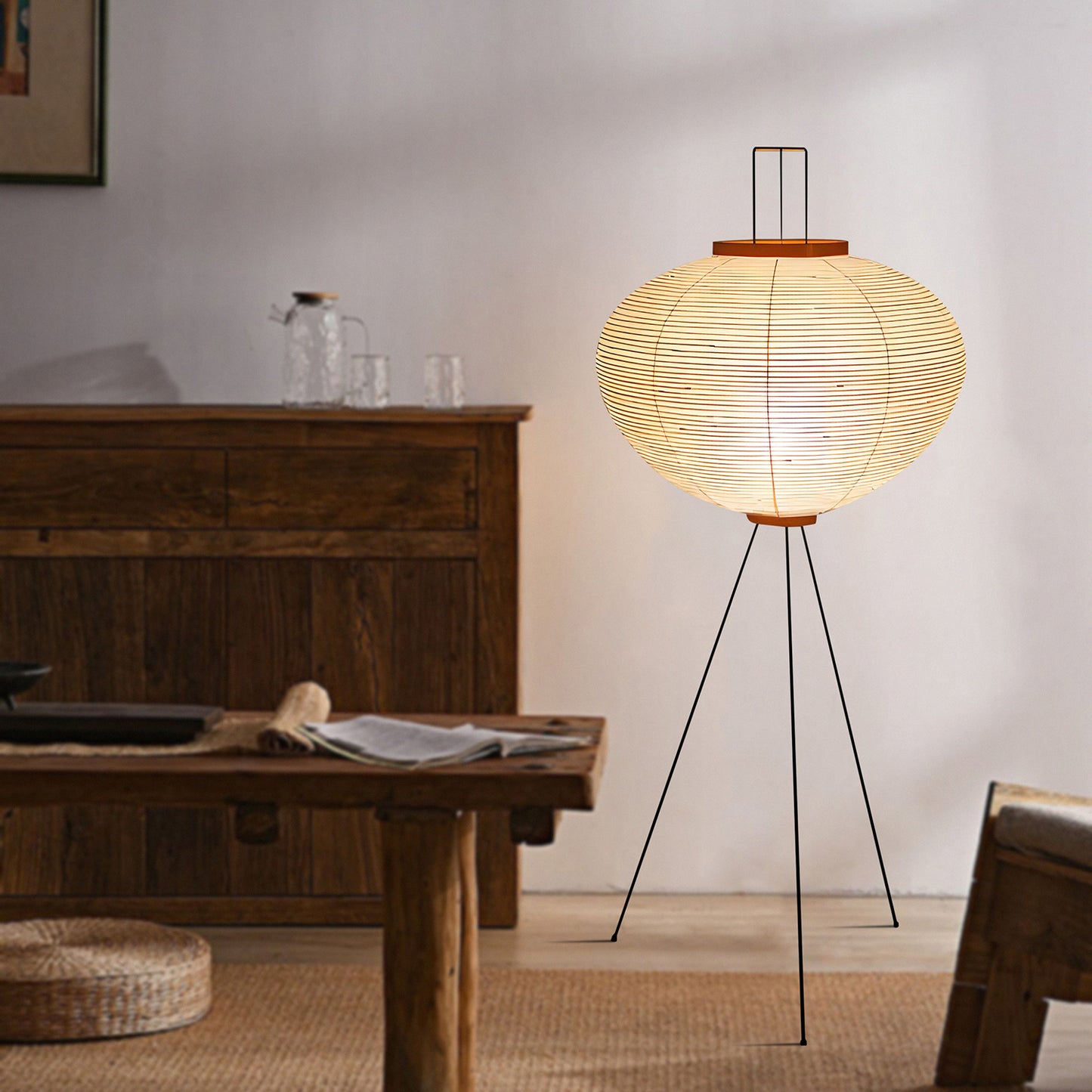 Rice Paper Floor Lamp