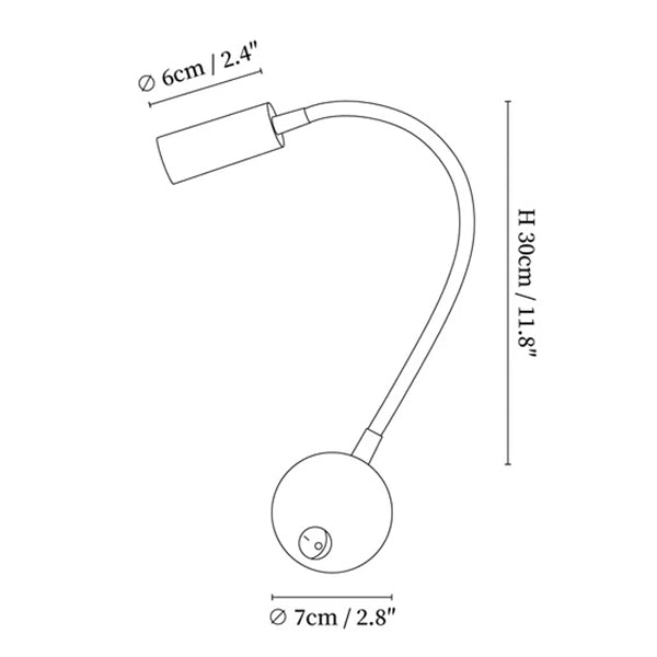 Rotating Reading Lamp