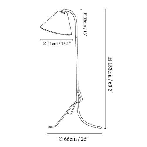 Tripod Arc Floor Lamp