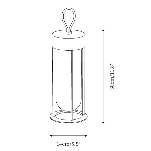 Vitro Built-in Battery Table Lamp