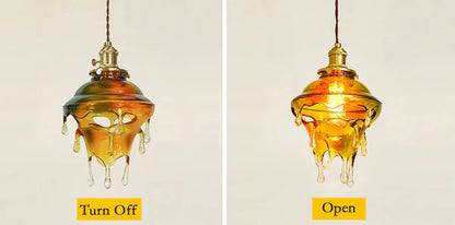 Water Droplets Resin Pendant Lamp