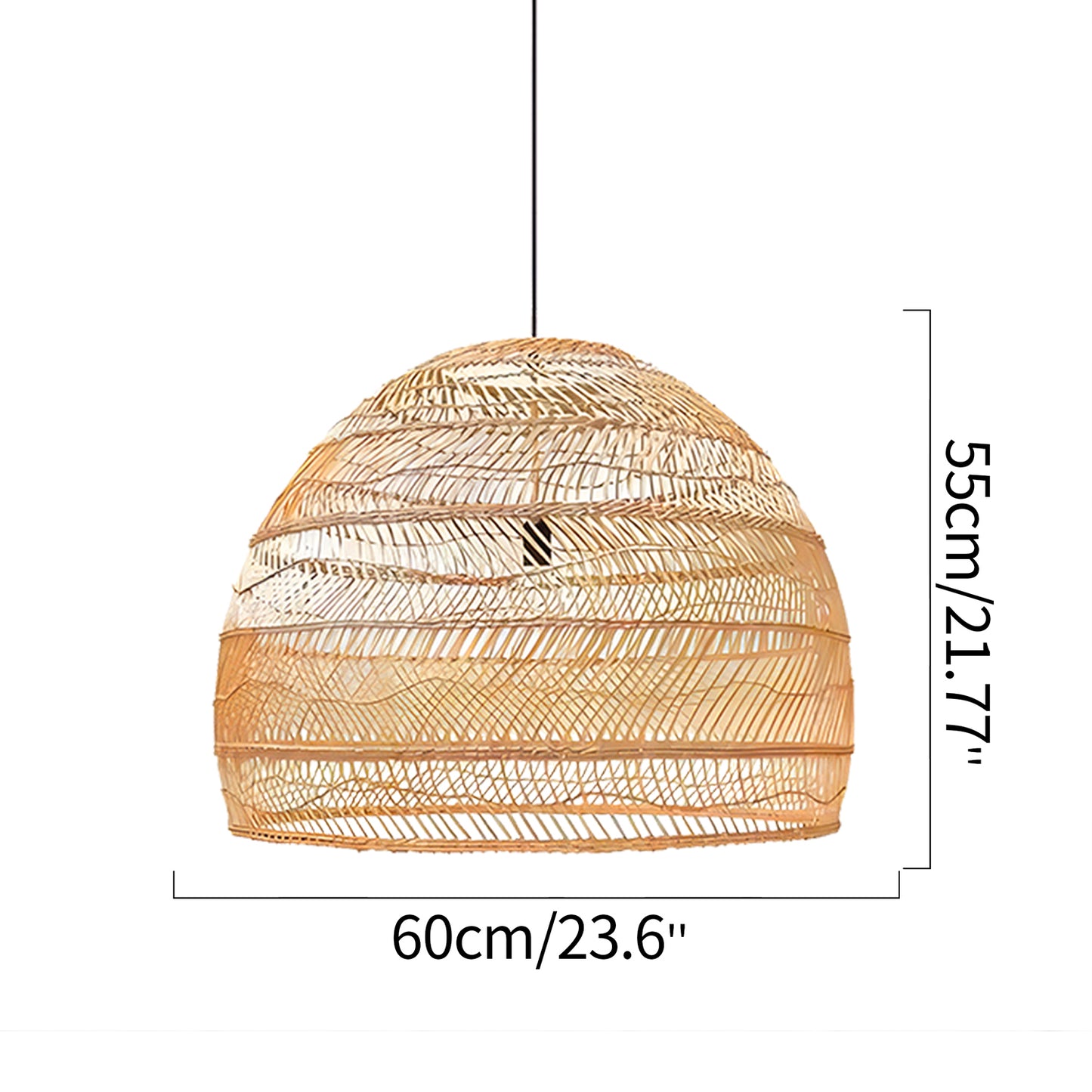 Wicker Rattan Pendant Lamp