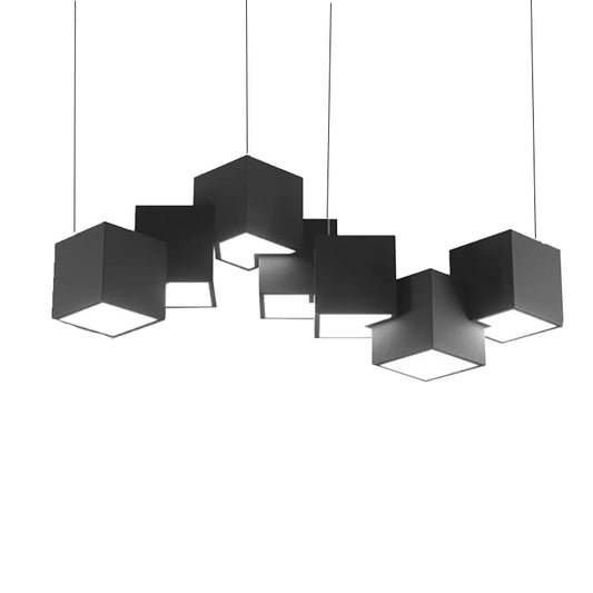 Lampes suspendues cubiques