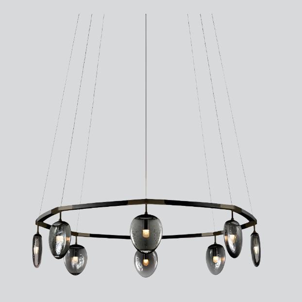 Foliole Single 8 Heads Chandelier