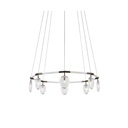 Lustre Foliole Simple 8 Têtes