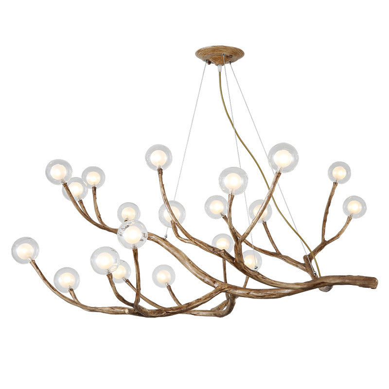 Lustre Bulle Imitation Branche