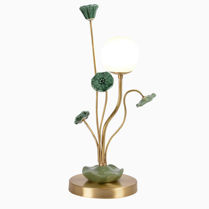 Lotusblatt-Tischlampe