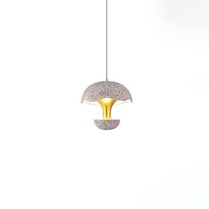 Cement Mushroom Pendant Lamp