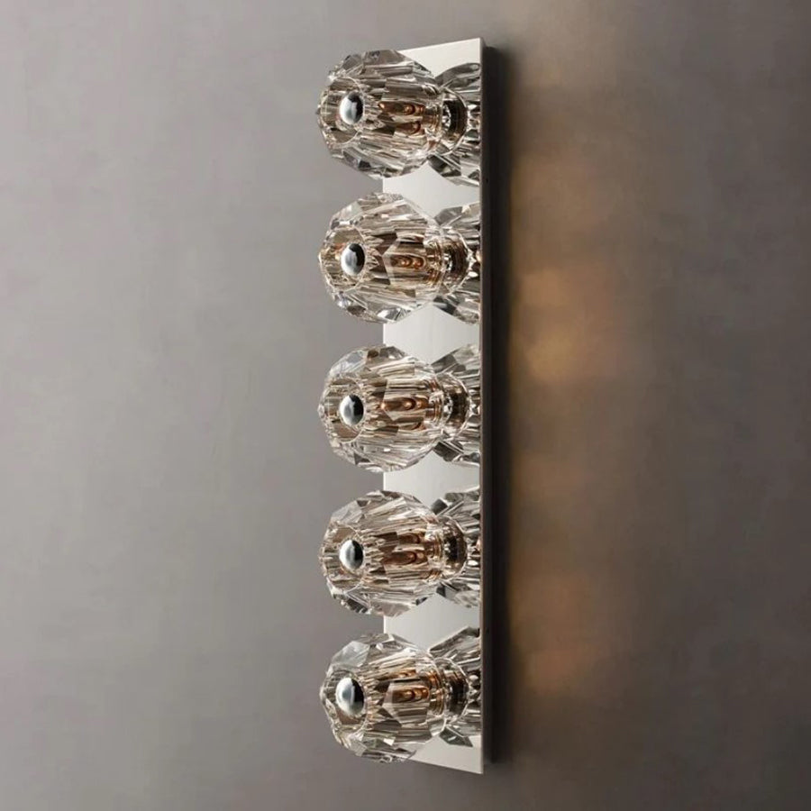 Crystal Glass Linear Wall Light