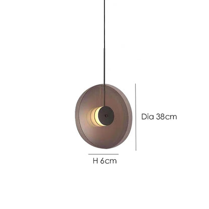 Record Glass Pendant Lamp-new