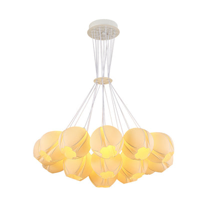 White Tulip Chandelier-new