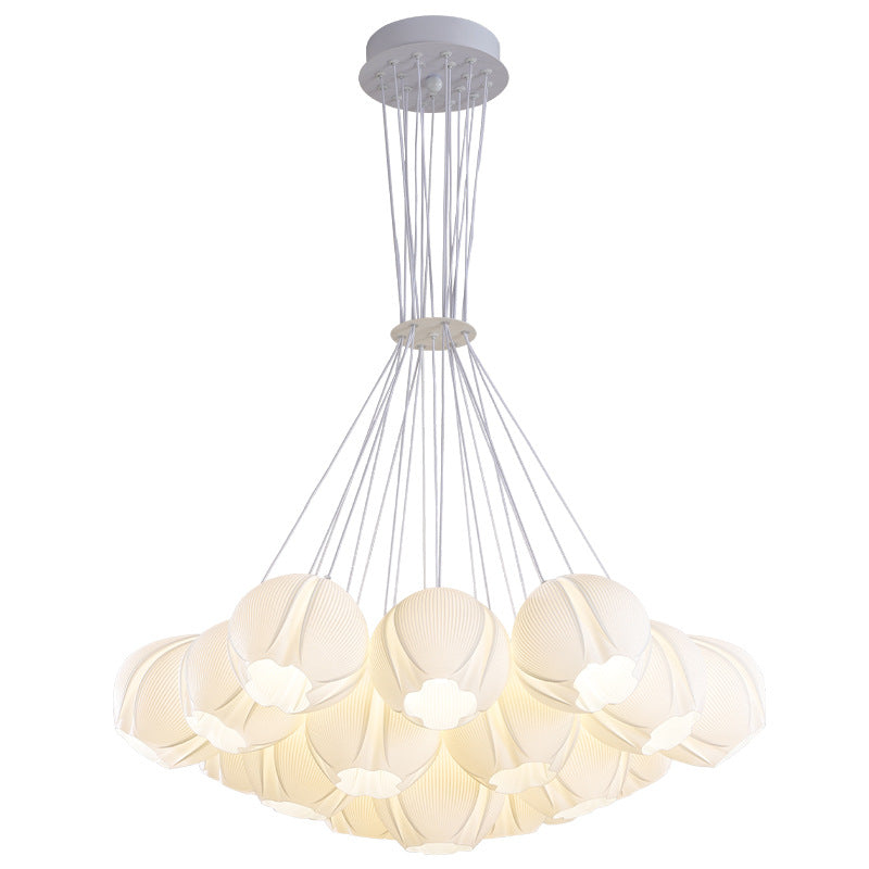 Tulip Flower Chandelier White-new