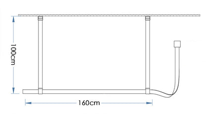 Lampada a sospensione lineare BELT