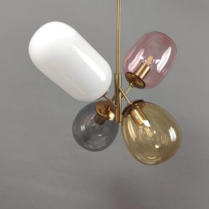 Lampe à suspension en verre ballon