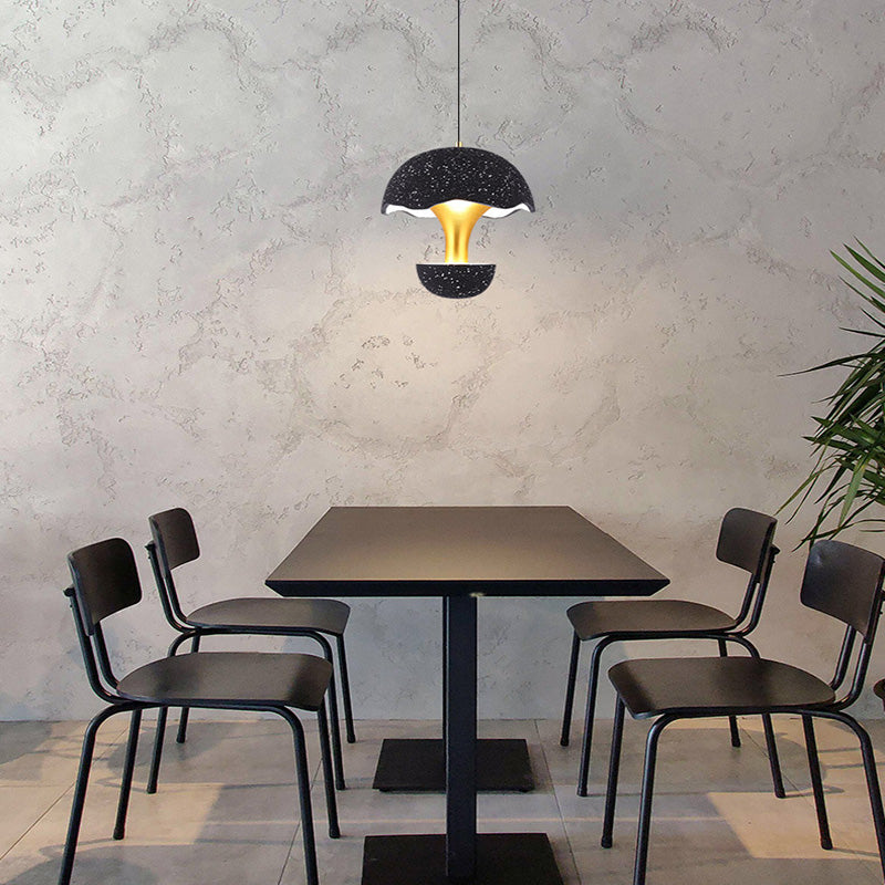 Cement Mushroom Pendant Lamp