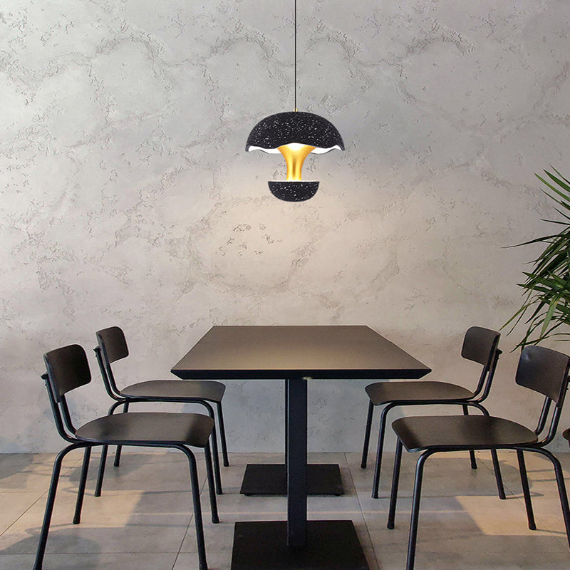 Cement Mushroom Pendant Lamp