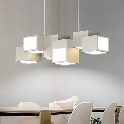 Lampes suspendues cubiques