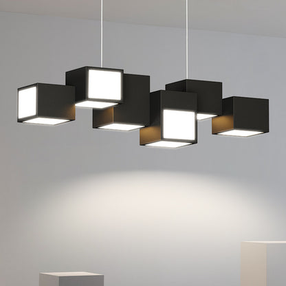 Lampes suspendues cubiques