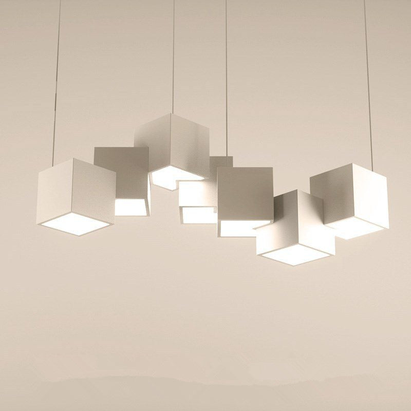 Lampes suspendues cubiques