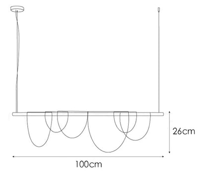 Dawn Linear Pendelleuchte