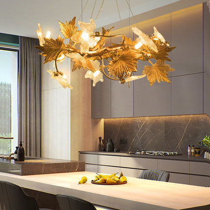 Folio Maple Leaf Chandelier