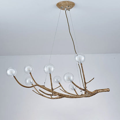 Lustre Bulle Imitation Branche