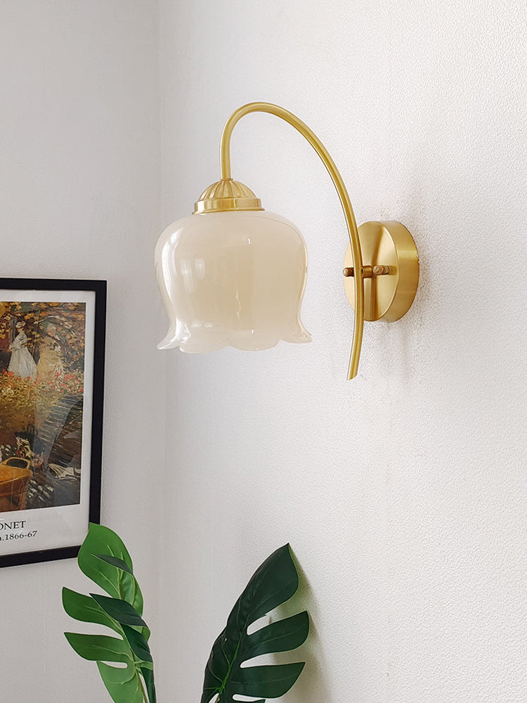 Lily of the Valley Flower Wall Lamp