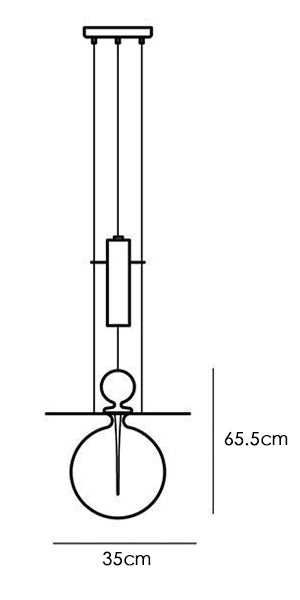 Lampada a sospensione sfera profumata