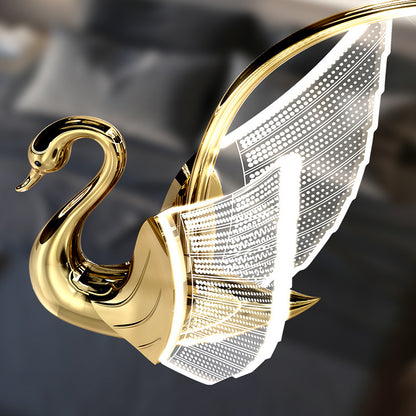 Lampe de table cygne