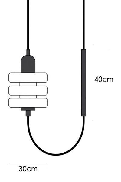 Triple Puck Pendant Lamp