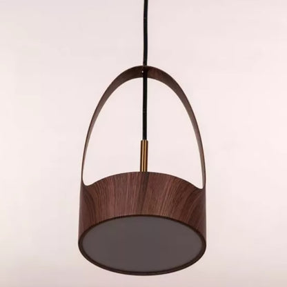 Wood Grain Hand Pendant Light