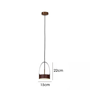 Wood Grain Hand Pendant Light