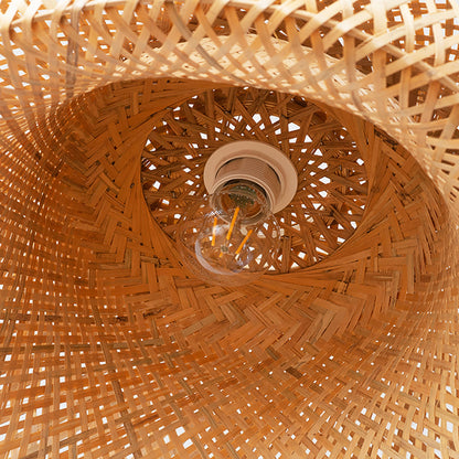 Bamboo Lantern Chandelier