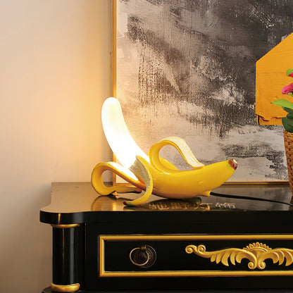 Lampe de table banane